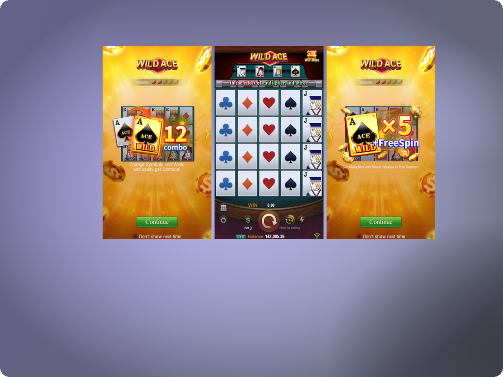 WILD ACE · Tangkapan Layar Aplikasi IDN777